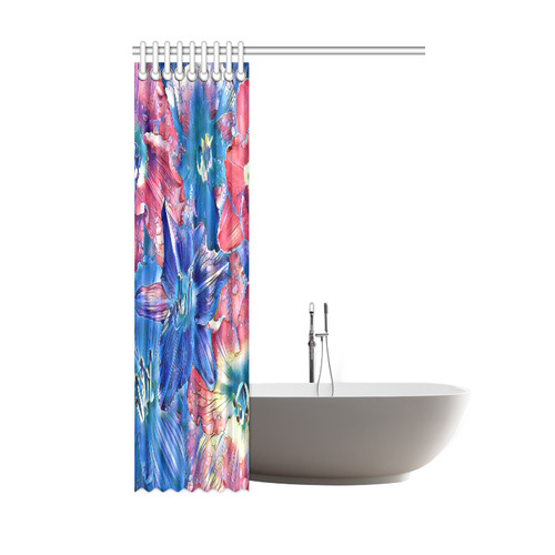 wonderful floral 22C  by FeelGood Shower Curtain 48"x72"