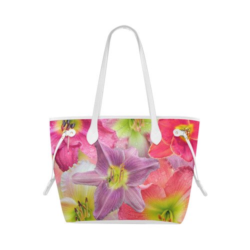 wonderful floral 22A  by FeelGood Clover Canvas Tote Bag (Model 1661)
