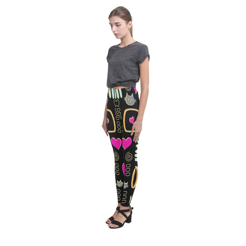 Love Cats Cassandra Women's Leggings (Model L01)