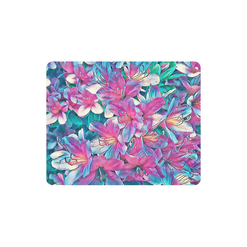 wonderful floral 25A  by FeelGood Rectangle Mousepad
