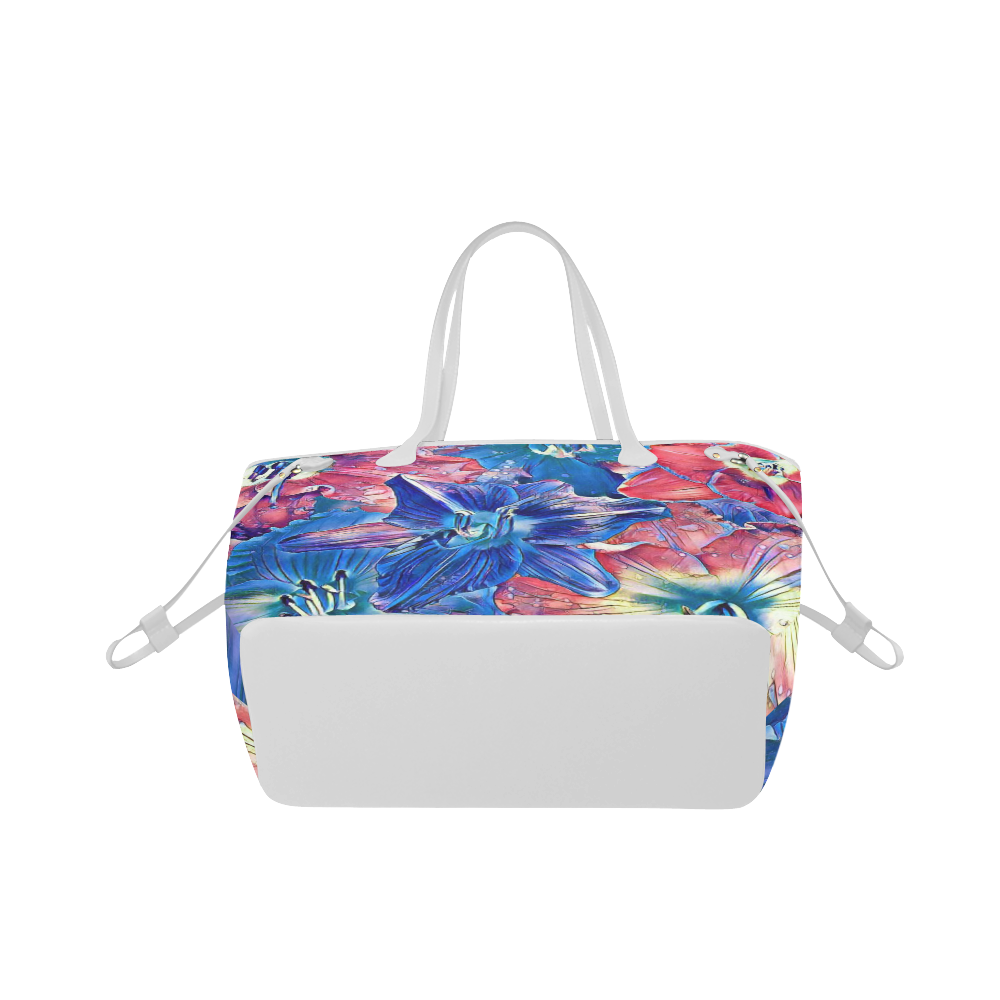 wonderful floral 22C  by FeelGood Clover Canvas Tote Bag (Model 1661)