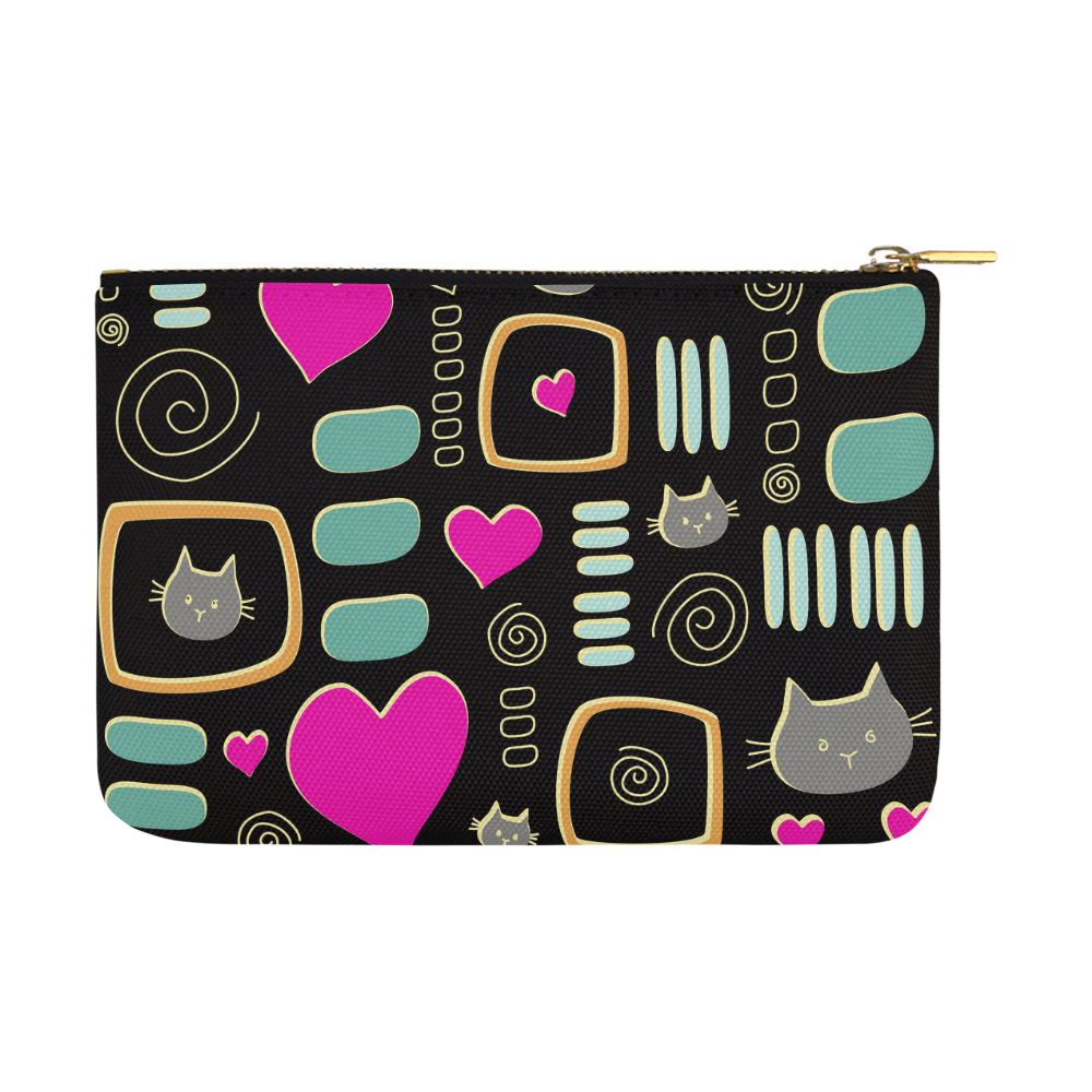 Love Cats Carry-All Pouch 12.5''x8.5''