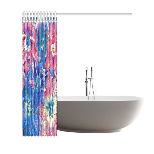 wonderful floral 22C  by FeelGood Shower Curtain 69"x72"