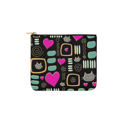 Love Cats Carry-All Pouch 6''x5''