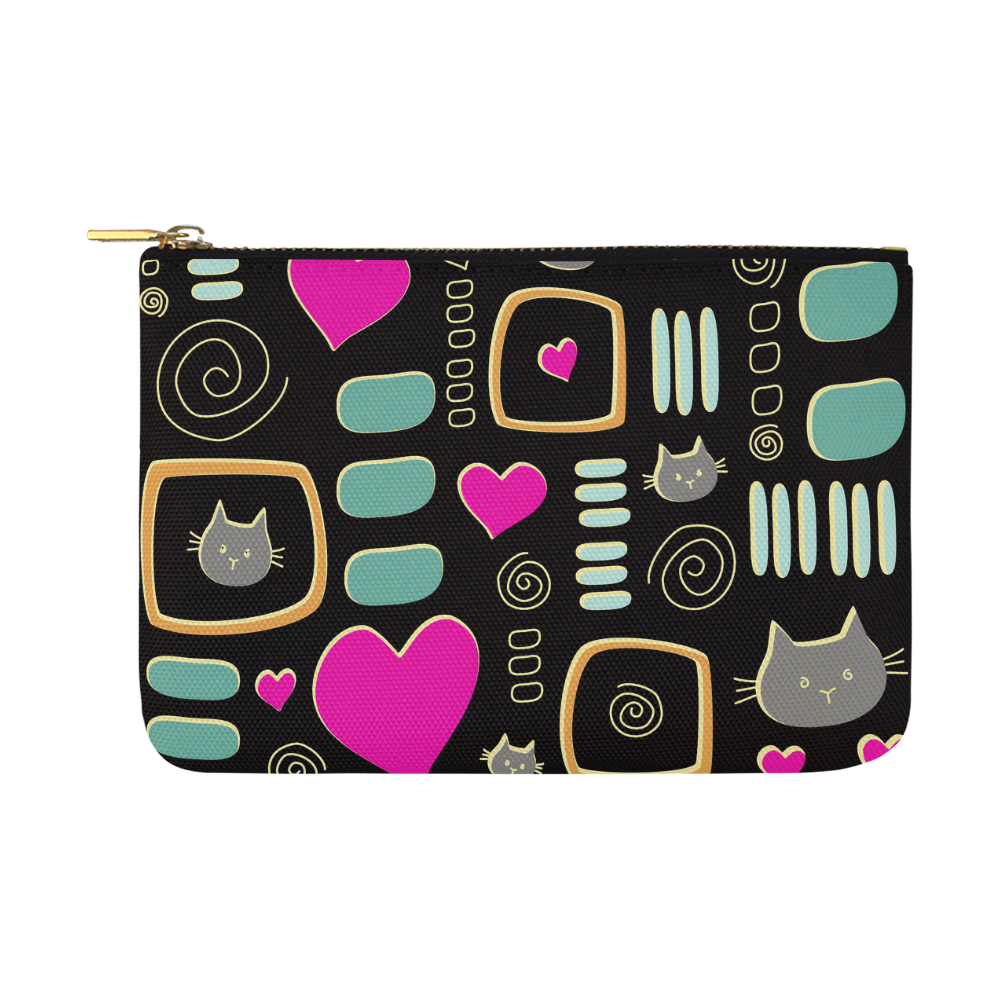 Love Cats Carry-All Pouch 12.5''x8.5''