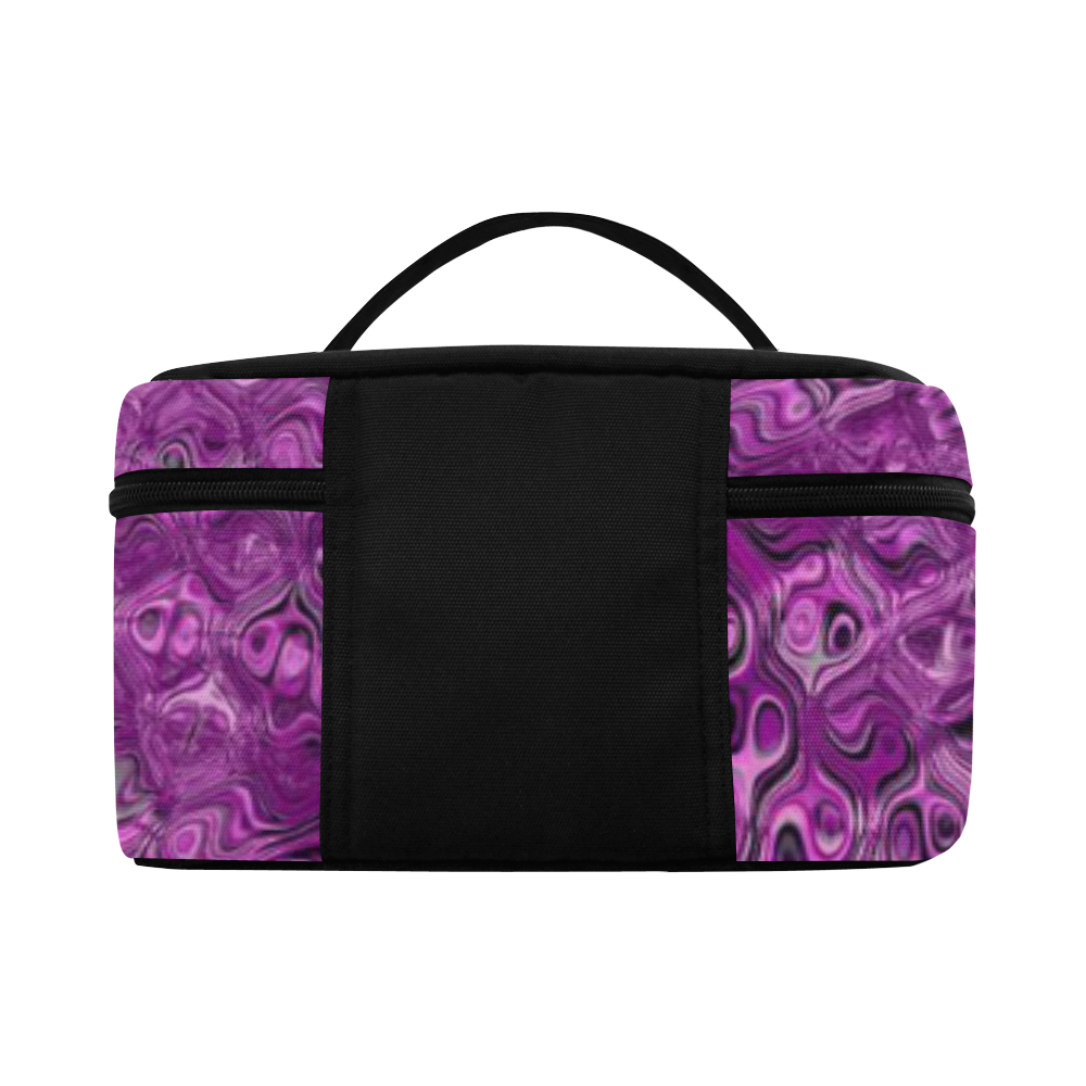melting swirl B by FeelGood Cosmetic Bag/Large (Model 1658)