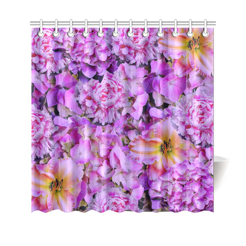 wonderful floral 24  by FeelGood Shower Curtain 69"x70"