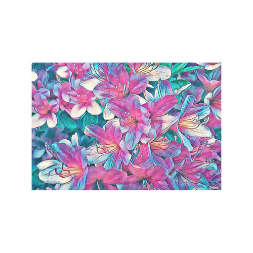 wonderful floral 25A  by FeelGood Placemat 12’’ x 18’’ (Set of 6)