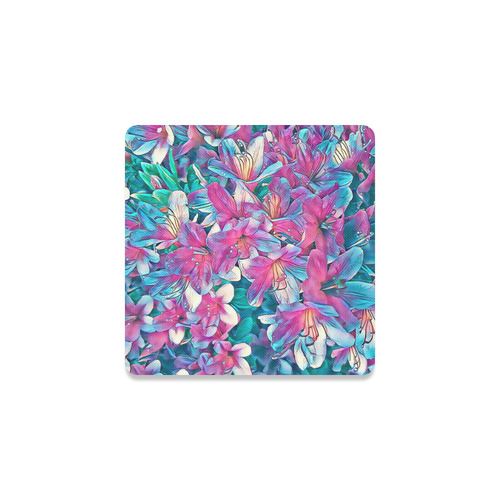 wonderful floral 25A  by FeelGood Square Coaster