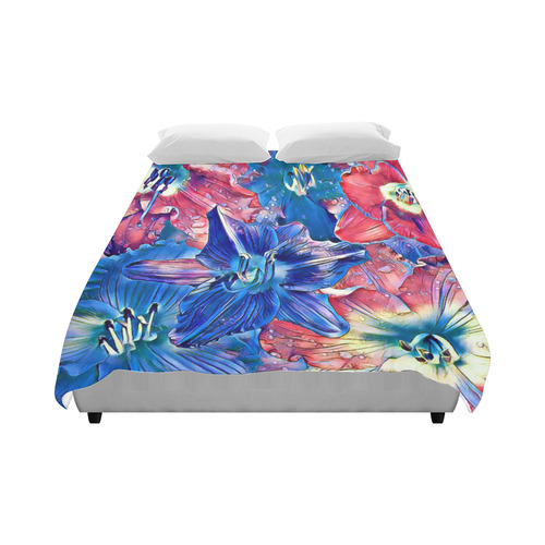 wonderful floral 22C  by FeelGood Duvet Cover 86"x70" ( All-over-print)