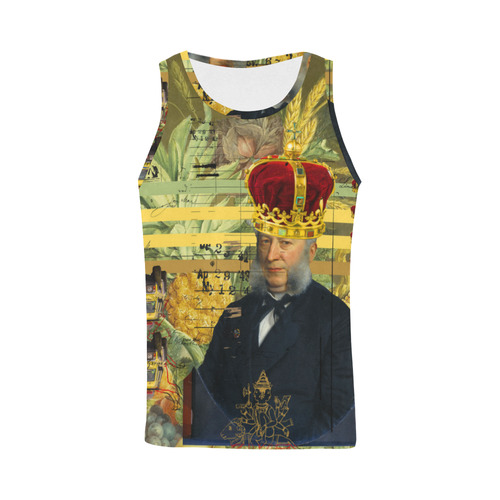 THE FOUR CROWNS All Over Print Tank Top for Men (Model T43)