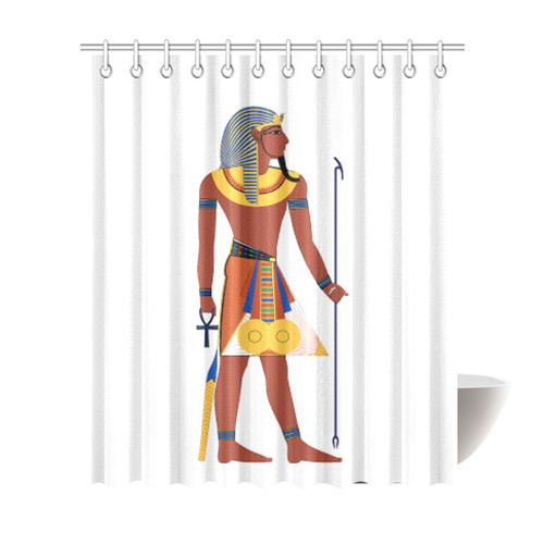 Egyptian Gods Amon Shower Curtain 72"x84"