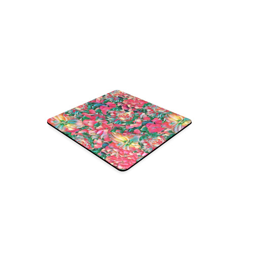 wonderful floral 24B  by FeelGood Square Coaster