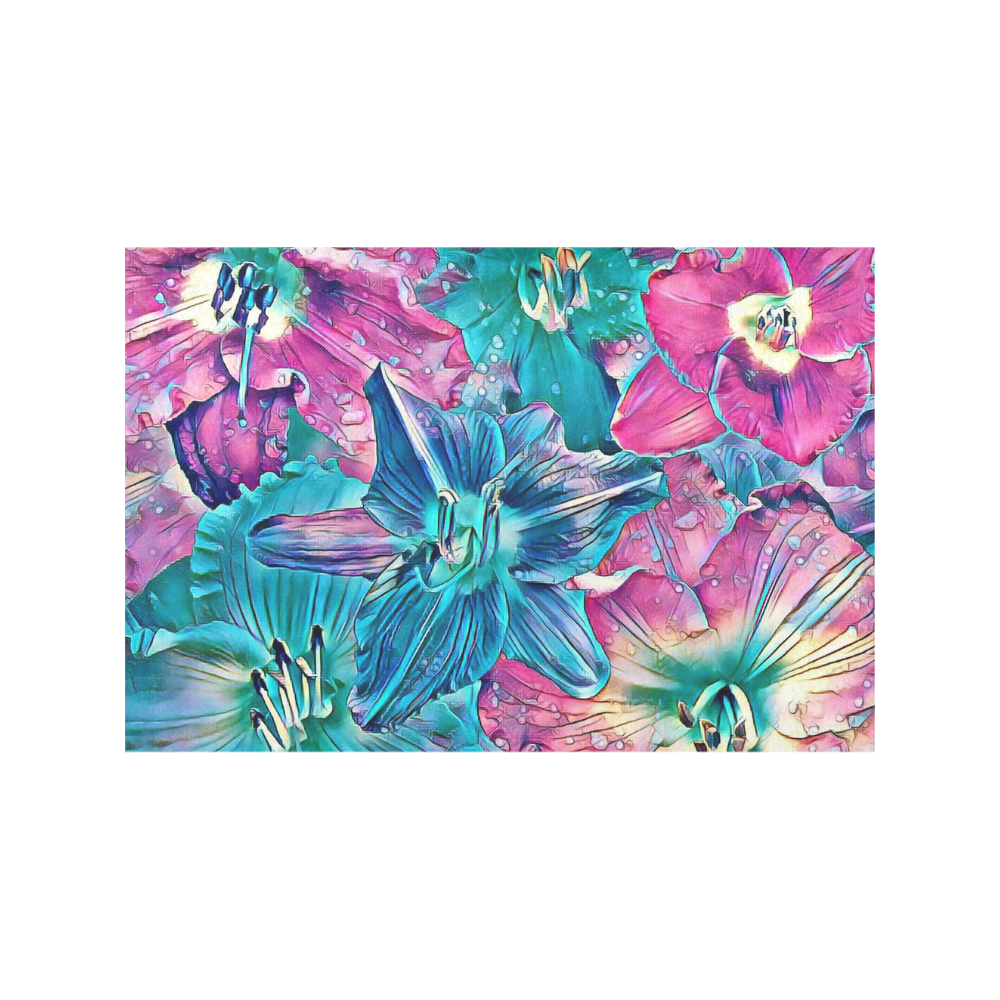 wonderful floral 22B  by FeelGood Placemat 12’’ x 18’’ (Set of 4)