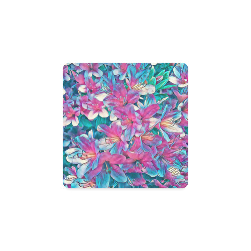 wonderful floral 25A  by FeelGood Square Coaster