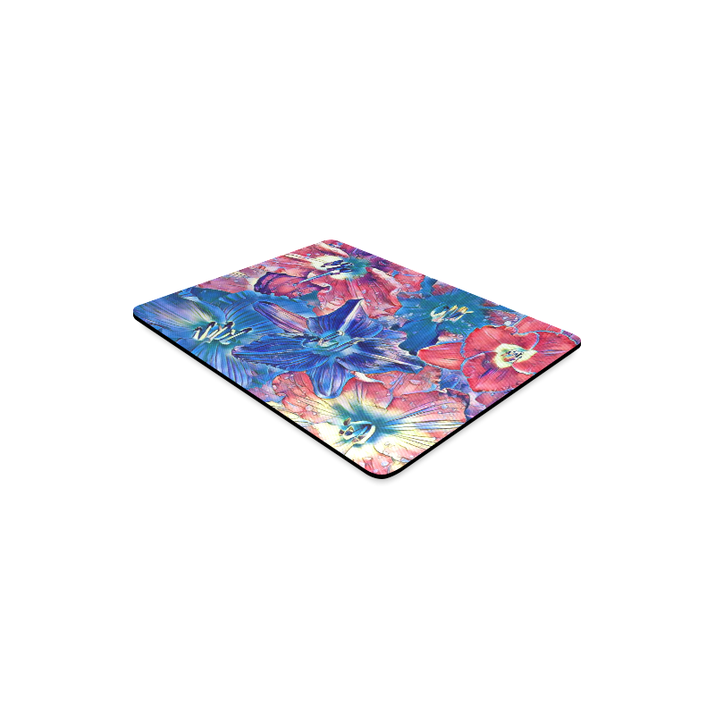 wonderful floral 22C  by FeelGood Rectangle Mousepad