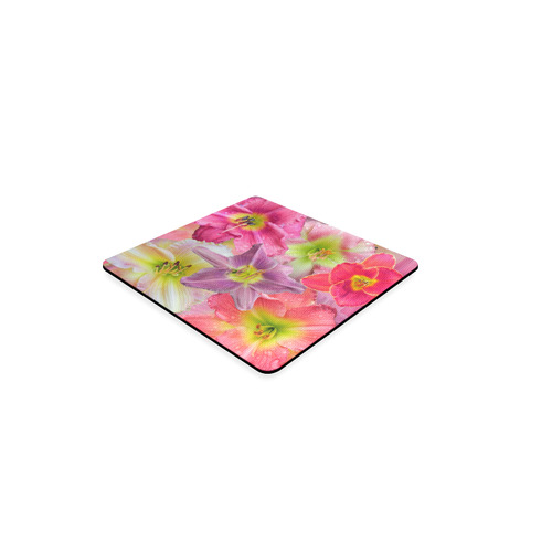 wonderful floral 22A  by FeelGood Square Coaster