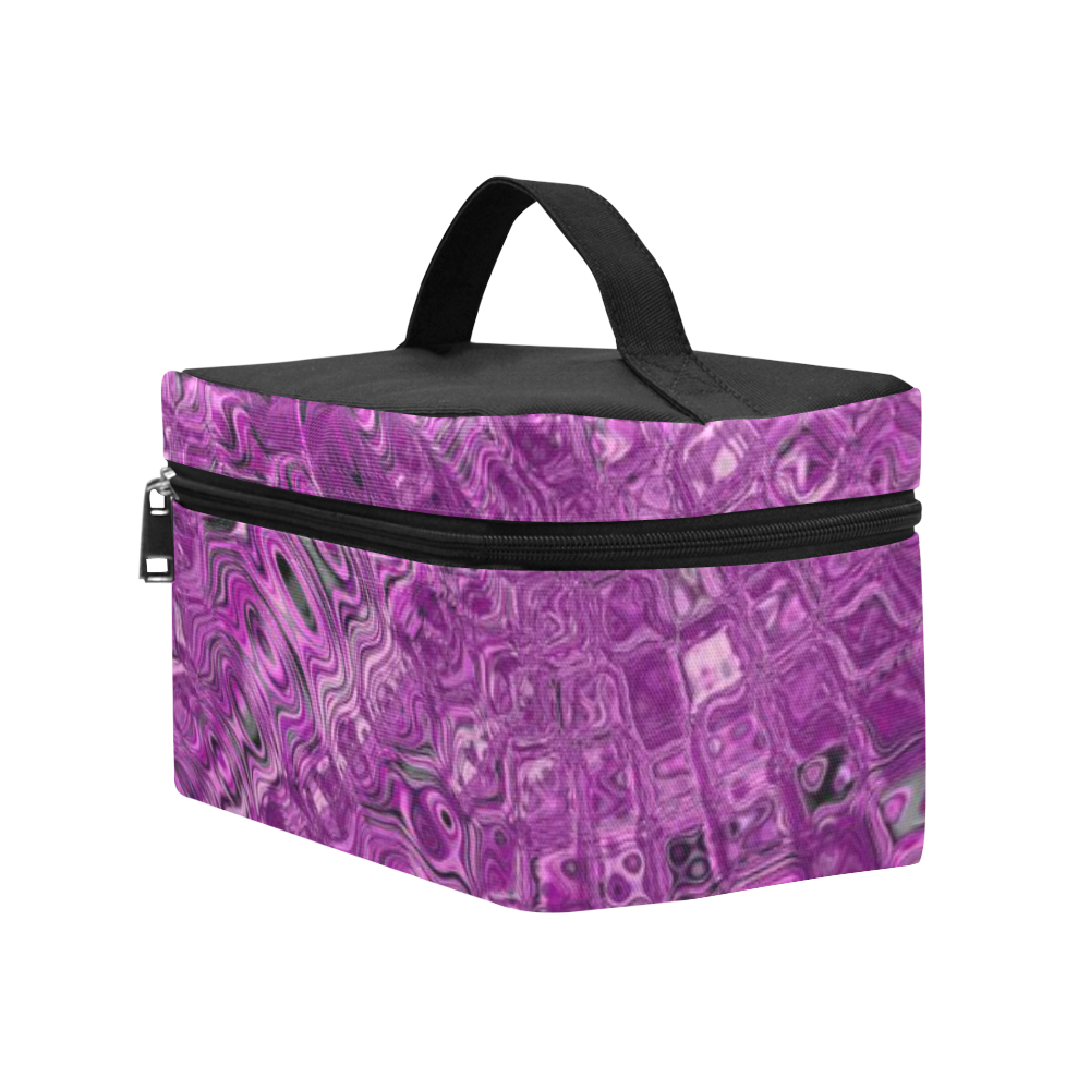 melting swirl B by FeelGood Cosmetic Bag/Large (Model 1658)