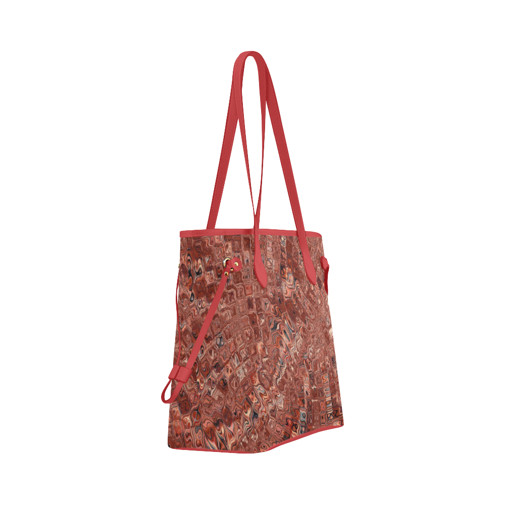 melting swirl a by FeelGood Clover Canvas Tote Bag (Model 1661)