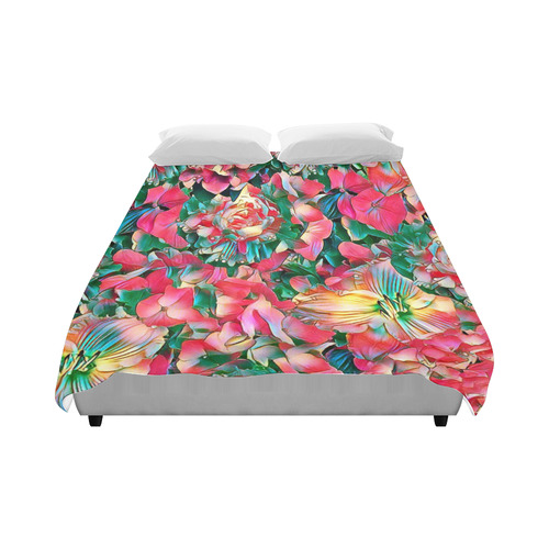 wonderful floral 24B  by FeelGood Duvet Cover 86"x70" ( All-over-print)
