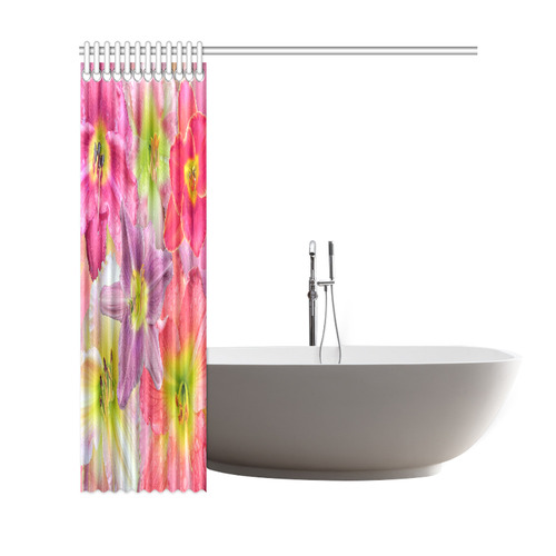 wonderful floral 22A  by FeelGood Shower Curtain 69"x72"