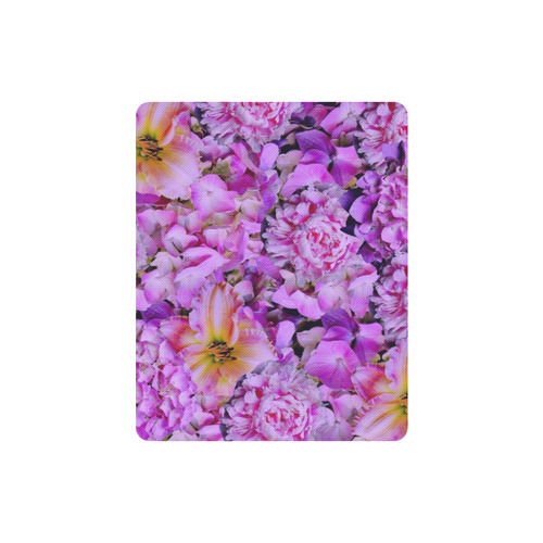 wonderful floral 24  by FeelGood Rectangle Mousepad