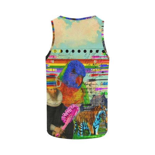 THE BIG PARROT All Over Print Tank Top for Women (Model T43)