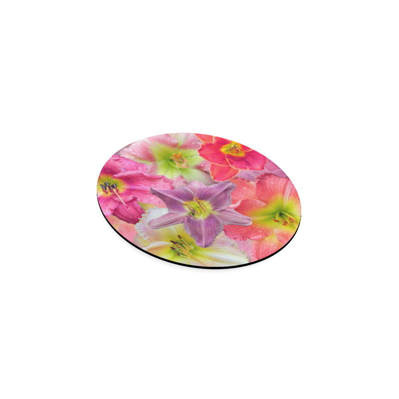 wonderful floral 22A  by FeelGood Round Coaster