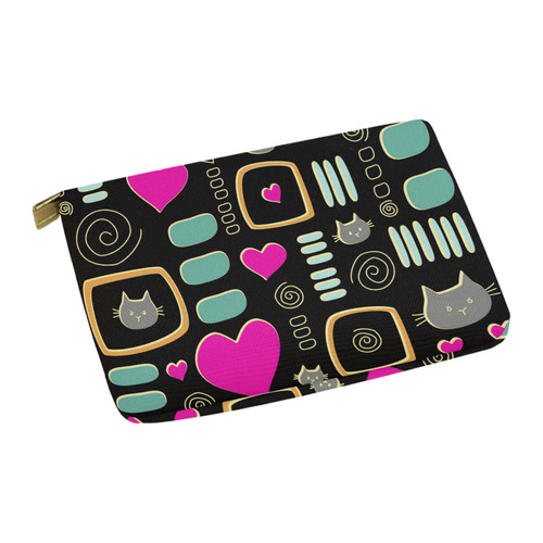 Love Cats Carry-All Pouch 12.5''x8.5''