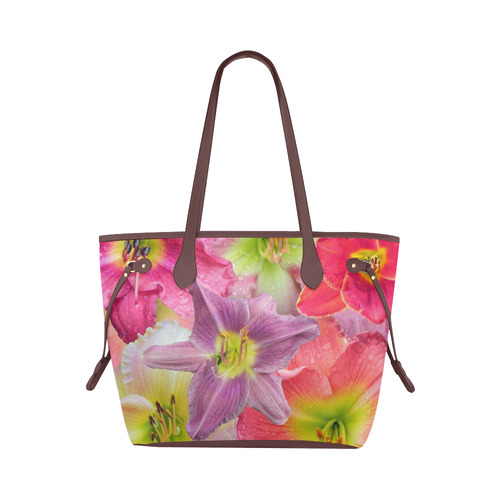 wonderful floral 22A  by FeelGood Clover Canvas Tote Bag (Model 1661)