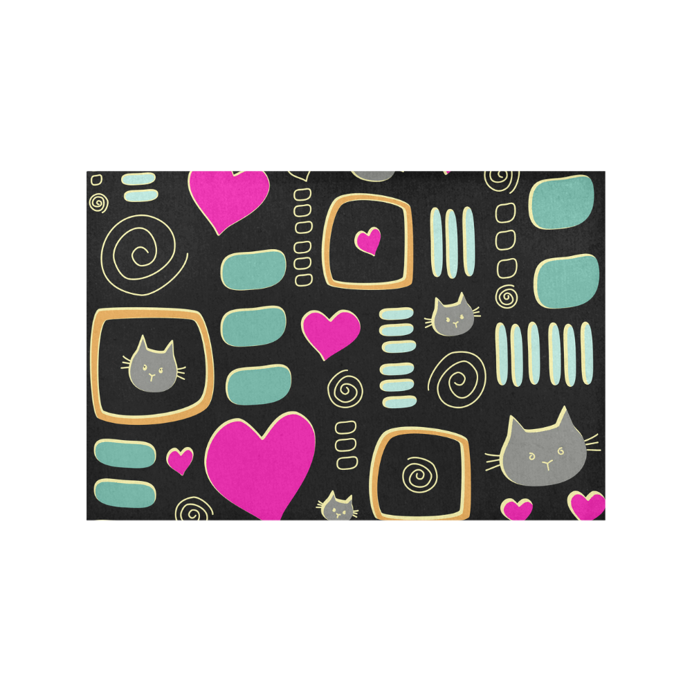 Love Cats Placemat 12’’ x 18’’ (Set of 6)