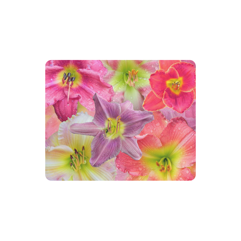 wonderful floral 22A  by FeelGood Rectangle Mousepad