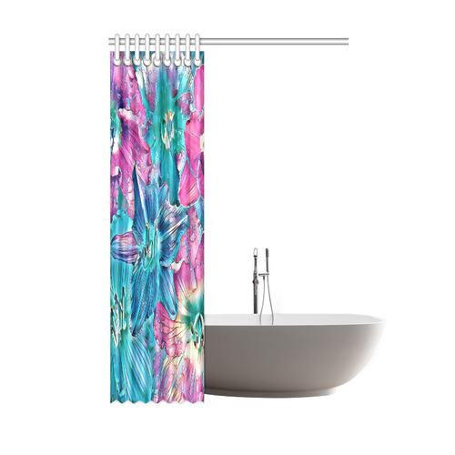 wonderful floral 22B  by FeelGood Shower Curtain 48"x72"