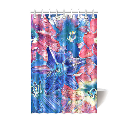 wonderful floral 22C  by FeelGood Shower Curtain 48"x72"
