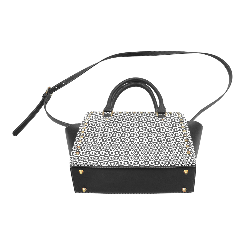 0a-29 Rivet Shoulder Handbag (Model 1645)