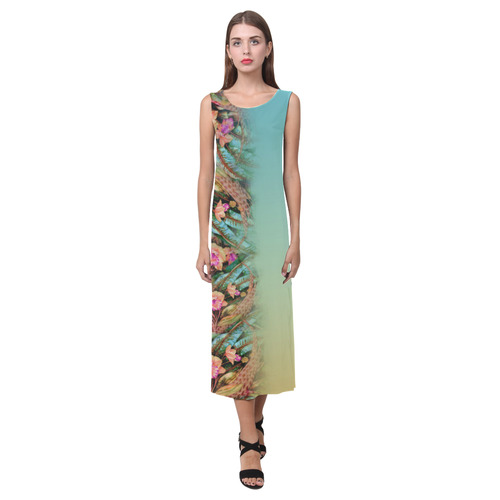 hawaii 006 Phaedra Sleeveless Open Fork Long Dress (Model D08)