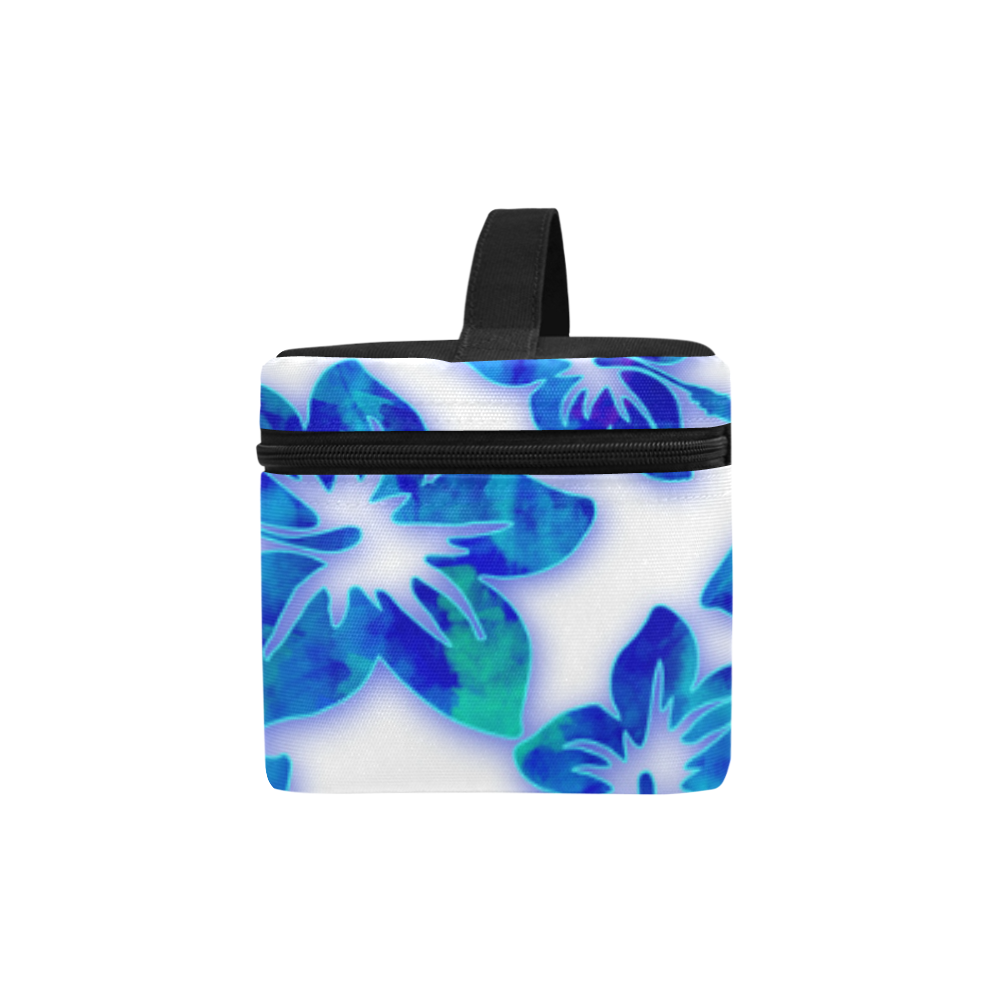 blue hibiscus Lunch Bag/Large (Model 1658)