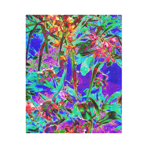 Crazy Bright Rainbow Garden Duvet Cover 86"x70" ( All-over-print)