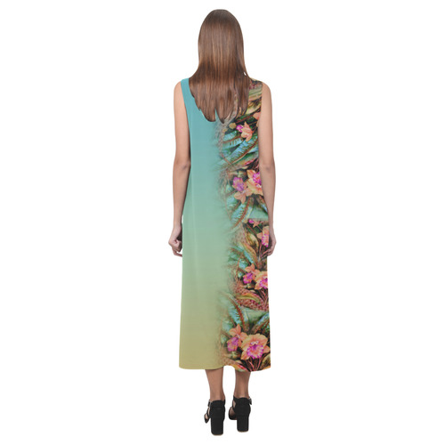 hawaii 006 Phaedra Sleeveless Open Fork Long Dress (Model D08)