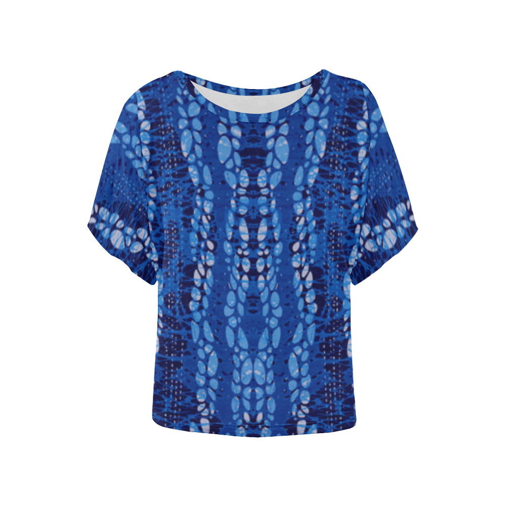 batik 007s Women's Batwing-Sleeved Blouse T shirt (Model T44)