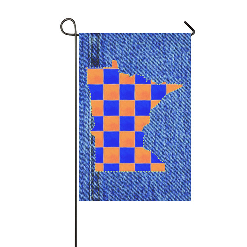 MN State Outline Garden Flag 12‘’x18‘’（Without Flagpole）