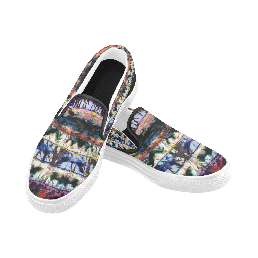 Portlander Slip-on Canvas Shoes for Men/Large Size (Model 019)