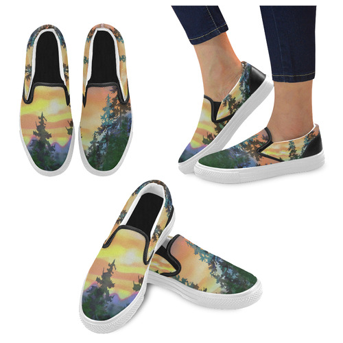 Trailblazed Slip-on Canvas Shoes for Men/Large Size (Model 019)