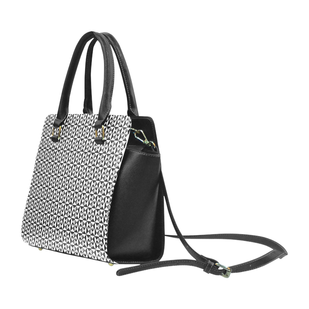 0a-29 Rivet Shoulder Handbag (Model 1645)