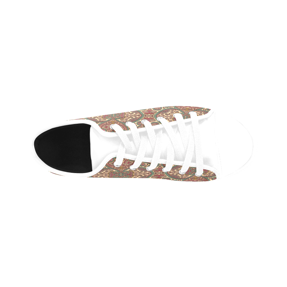 Shiny Rhinestone Hearts Aquila Microfiber Leather Women's Shoes/Large Size (Model 031)