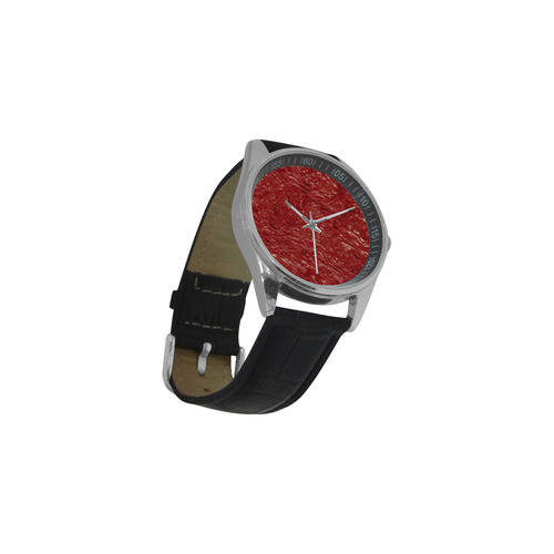 thick wet paint E by FeelGood Men's Casual Leather Strap Watch(Model 211)