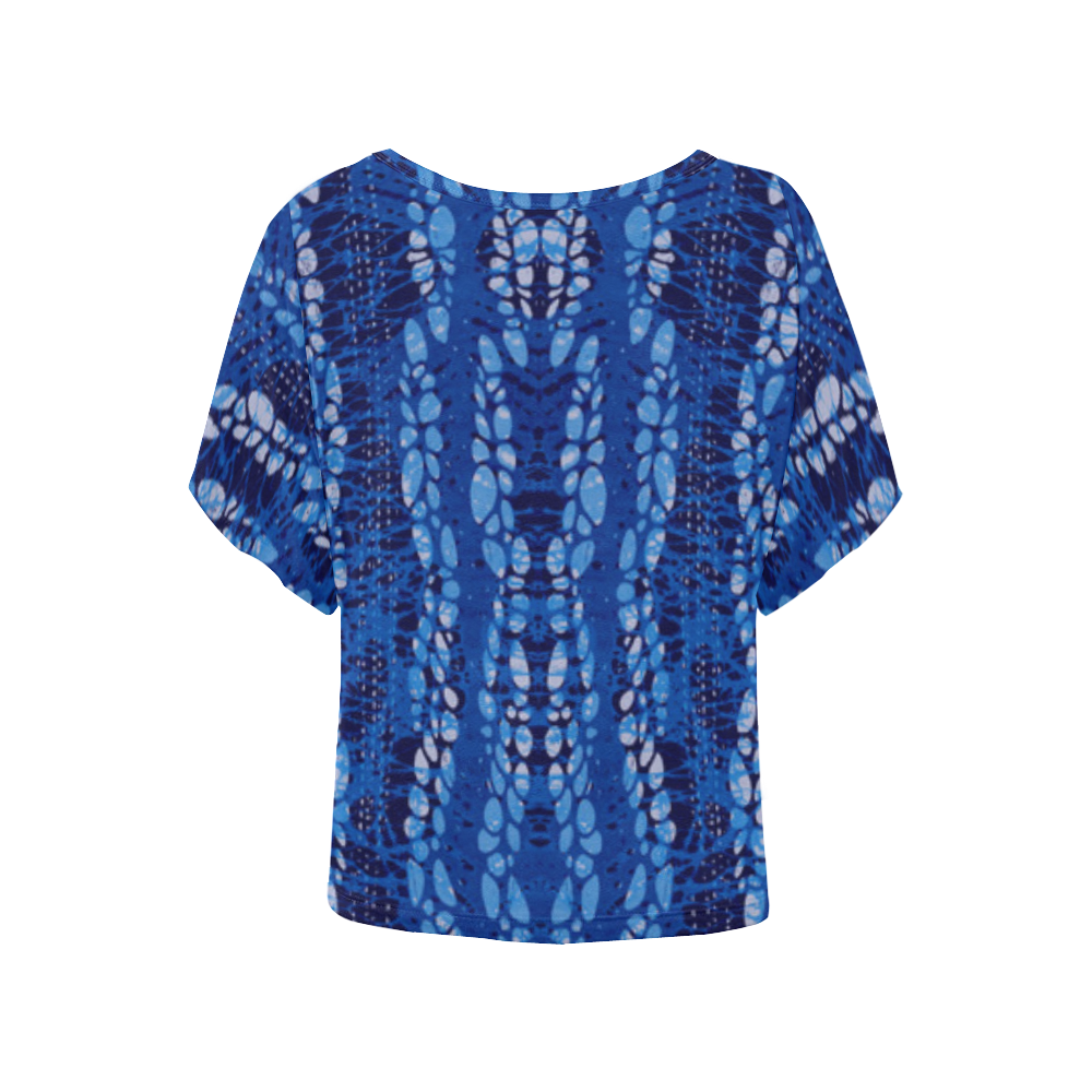 batik 007s Women's Batwing-Sleeved Blouse T shirt (Model T44)