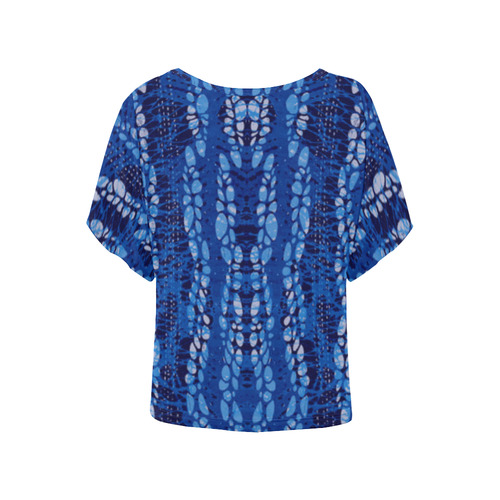 batik 007s Women's Batwing-Sleeved Blouse T shirt (Model T44)