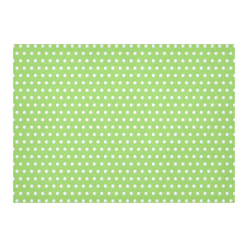 Polka Dot Pin Lime - Jera Nour Cotton Linen Tablecloth 60"x 84"