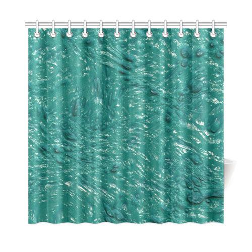 thick wet paint B by FeelGood Shower Curtain 72"x72"